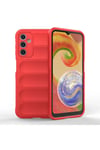 Mey İthalat®  Samsung Galaxy A14 4G Kılıf Optimum Silikon - Kırmızı