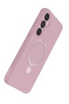 Mey İthalat®  Samsung Galaxy A15 4G Regal Magsafe Standlı Kapak - Açık Pembe