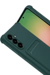 Mey İthalat®  Samsung Galaxy A17 5G Kelvin Kartvizitli Silikon - Koyu Yeşil