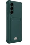 Mey İthalat®  Samsung Galaxy A17 5G Kelvin Kartvizitli Silikon - Koyu Yeşil