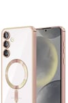 Mey İthalat®  Samsung Galaxy A17 5G Kross Magneticsafe Kapak - Rose
