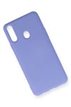 Mey İthalat®  Samsung Galaxy A20S Kılıf Nano içi Kadife Silikon - Lila