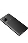 Mey İthalat®  Samsung Galaxy A22 Kılıf Auto Focus Karbon Kapak - Siyah