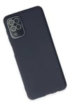Mey İthalat®  Samsung Galaxy A22 Kılıf Lansman Glass Kapak - Lacivert