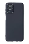Mey İthalat®  Samsung Galaxy A22 Kılıf Lansman Glass Kapak - Lacivert