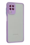 Mey İthalat®  Samsung Galaxy A22 Kılıf Montreal Silikon Kapak - Mor