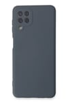 Mey İthalat®  Samsung Galaxy A22 Kılıf Nano içi Kadife Silikon - Gri