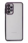 Mey İthalat®  Samsung Galaxy A23 4G Kılıf  Lensli Silikon - Mor