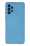 Mey İthalat®  Samsung Galaxy A23 4G Kılıf Nano içi Kadife Silikon - Mavi