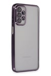 Mey İthalat®  Samsung Galaxy A23 4G Kılıf  Lensli Silikon - Mor
