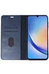 Mey İthalat®  Samsung Galaxy A24 4G Kılıf Trend S Plus Kapaklı Kılıf - Lacivert