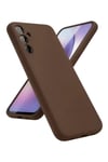 Mey İthalat®  Samsung Galaxy A24 4G Kılıf First Silikon - Kahverengi