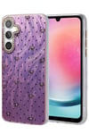 Mey İthalat®  Samsung Galaxy A24 4G Kılıf Blade Aynalı Desenli Kapak - Desen 2