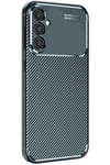 Mey İthalat®  Samsung Galaxy A26 Kılıf Auto Focus Karbon Kapak - Koyu Yeşil