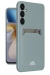 Mey İthalat®  Samsung Galaxy A26 Kılıf Kelvin Kartvizitli Silikon - Açık Yeşil