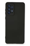 Mey İthalat®  Samsung Galaxy A33 5G Kılıf Nano içi Kadife Silikon - Siyah