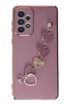 Mey İthalat®  Samsung Galaxy A33 5G Kılıf Esila Silikon - Mor