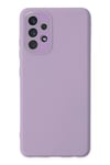 Mey İthalat®  Samsung Galaxy A33 5G Kılıf Lansman Glass Kapak - Lila