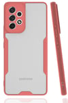 Mey İthalat®  Samsung Galaxy A33 5G Kılıf Platin Silikon - Pembe