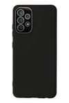 Mey İthalat®  Samsung Galaxy A33 5G Kılıf Lansman Glass Kapak - Siyah