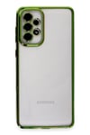 Mey İthalat®  Samsung Galaxy A33 5G Kılıf  Lensli Silikon - Yeşil
