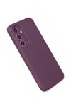 Mey İthalat®  Samsung Galaxy A35 5G Kılıf First Silikon - Mürdüm