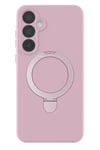 Mey İthalat®  Samsung Galaxy A35 5G Regal Magsafe Standlı Kapak - Açık Pembe