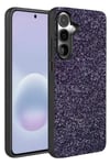 Mey İthalat®  Samsung Galaxy A37 5G Bright Simli Kapak - Derin Mor