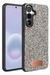 Mey İthalat®  Samsung Galaxy A37 5G Bright Simli Kapak - Gümüş