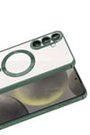 Mey İthalat®  Samsung Galaxy A37 5G Kross Magneticsafe Kapak - Koyu Yeşil