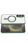 Mey İthalat®  Samsung Galaxy A37 5G Kross Magneticsafe Kapak - Koyu Yeşil