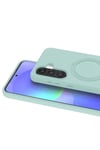 Mey İthalat®  Samsung Galaxy A37 5G Regal Magsafe Standlı Kapak - Su Yeşili