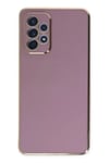 Mey İthalat®  Samsung Galaxy A52 Kılıf Volet Silikon - Mor