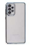 Mey İthalat®  Samsung Galaxy A53 5G Kılıf  Lensli Silikon - Açık Mavi