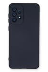 Mey İthalat®  Samsung Galaxy A53 5G Kılıf Nano içi Kadife Silikon - Lacivert