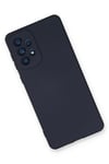 Mey İthalat®  Samsung Galaxy A53 5G Kılıf Nano içi Kadife Silikon - Lacivert