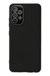 Mey İthalat®  Samsung Galaxy A53 5G Kılıf Lansman Glass Kapak - Siyah