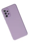 Mey İthalat®  Samsung Galaxy A53 5G Kılıf Lansman Glass Kapak - Lila