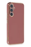Mey İthalat®  Samsung Galaxy A54 5G Kılıf Volet Silikon - Kırmızı
