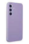 Mey İthalat®  Samsung Galaxy A55 5G Kılıf Nano içi Kadife Silikon - Lila