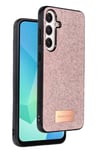 Mey İthalat®  Samsung Galaxy A56 Bright Simli Kapak - Pembe