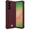 Mey İthalat®  Samsung Galaxy A56 Kılıf Kelvin Kartvizitli Silikon - Bordo