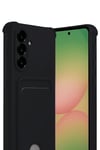 Mey İthalat®  Samsung Galaxy A56 Kılıf Kelvin Kartvizitli Silikon - Siyah