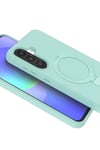 Mey İthalat®  Samsung Galaxy A56 Regal Magsafe Standlı Kapak - Su Yeşili