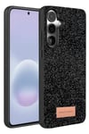 Mey İthalat®  Samsung Galaxy A57 5G Bright Simli Kapak - Siyah