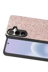Mey İthalat®  Samsung Galaxy A57 5G Bright Simli Kapak - Pembe