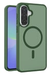 Mey İthalat®  Samsung Galaxy A57 5G Jota Magsafe Kapak - Koyu Yeşil