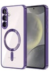 Mey İthalat®  Samsung Galaxy A57 5G Kross Magneticsafe Kapak - Mor