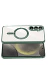 Mey İthalat®  Samsung Galaxy A57 5G Kross Magneticsafe Kapak - Koyu Yeşil