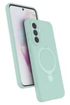 Mey İthalat®  Samsung Galaxy A57 5G Regal Magsafe Standlı Kapak - Su Yeşili